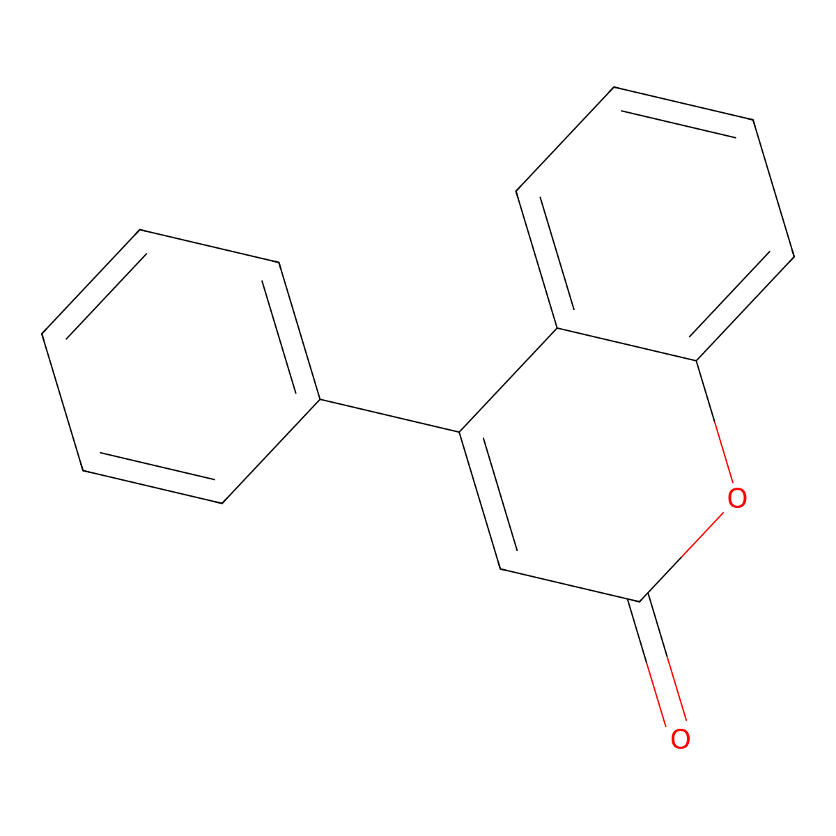 4-Phenylcoumarin molecular structure, CAS 15185-05-4