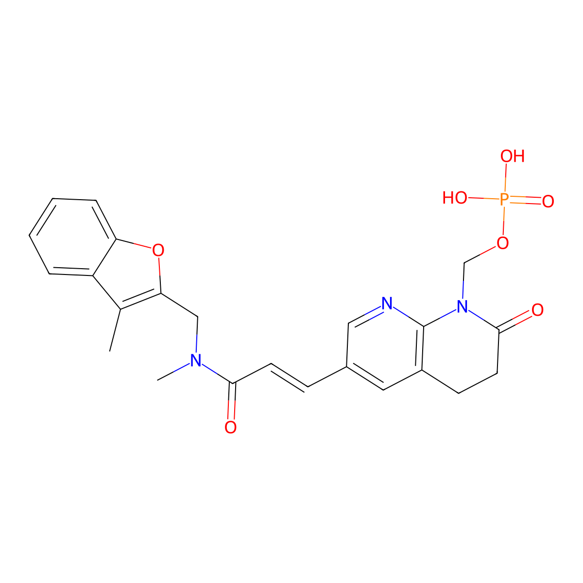 Afabicin molecular structure, CAS 1518800-35-5