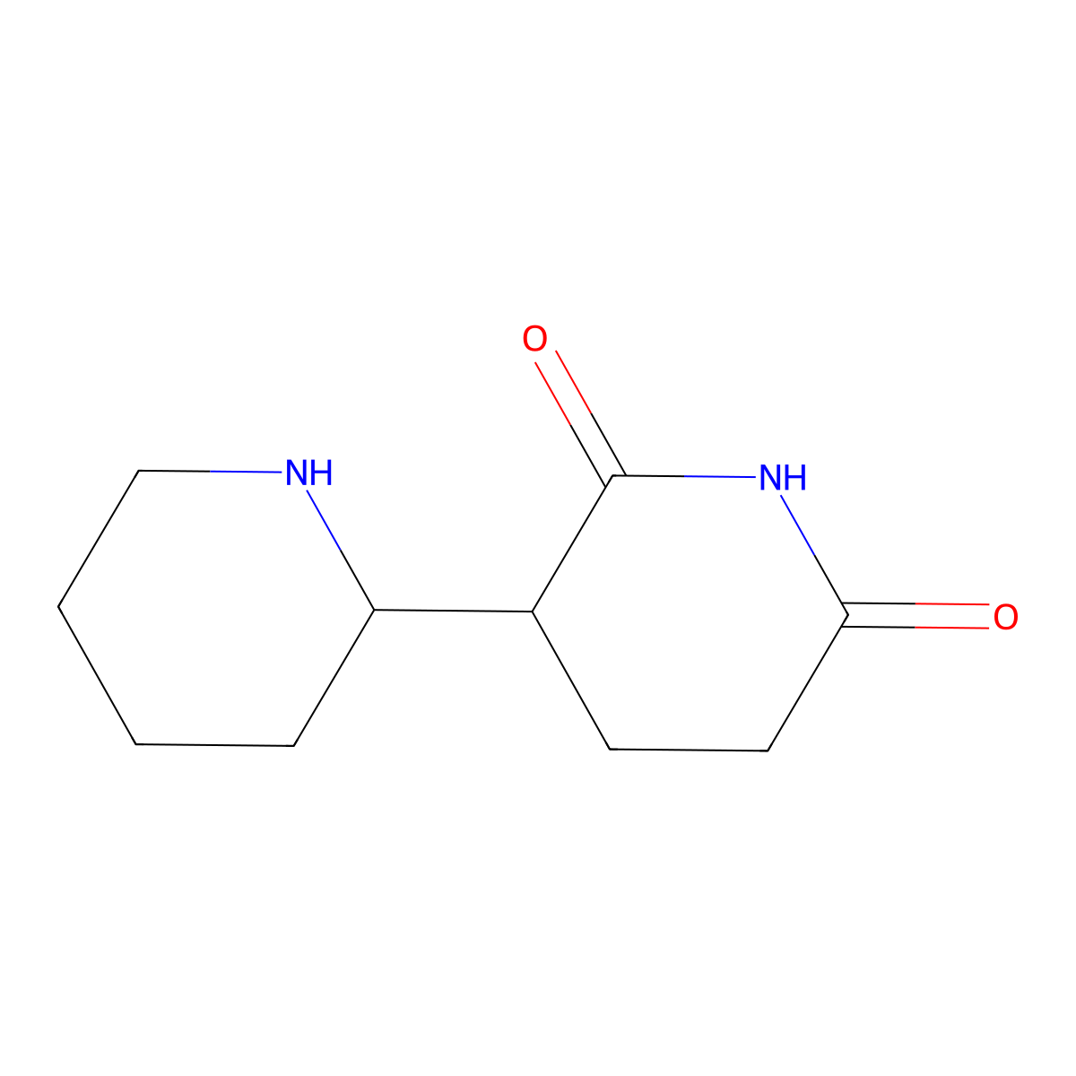 [2,3'-Bipiperidine]-2',6'-dione molecular structure, CAS 1518837-08-5