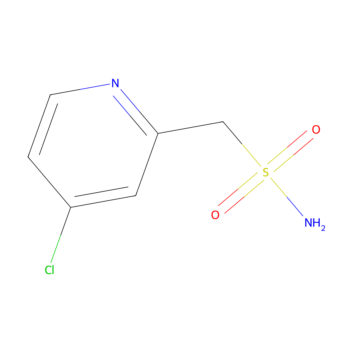 (4-Chloropyridin-2-YL)methanesulfonamide molecular structure, CAS 1518840-07-7