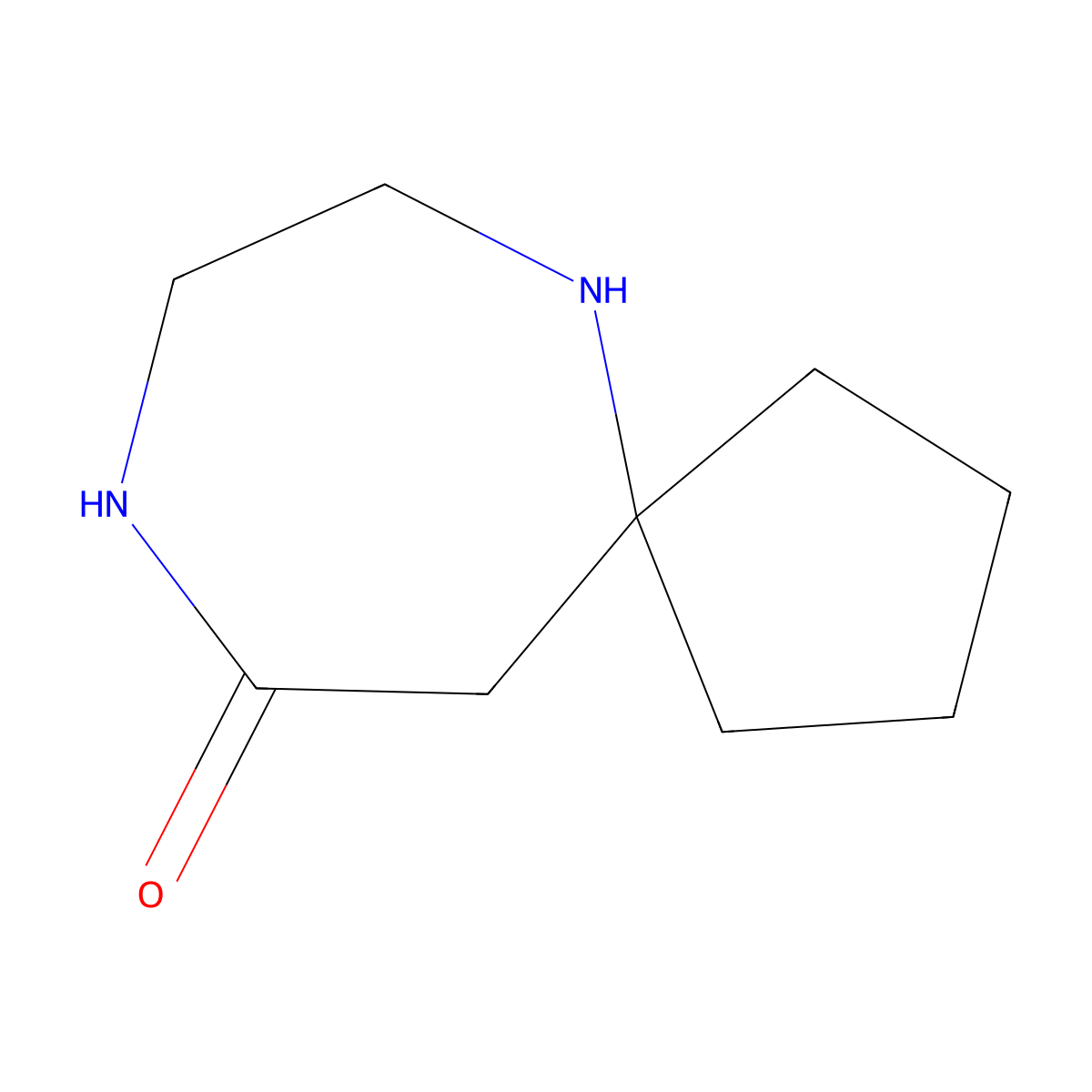 6,9-Diazaspiro[4.6]undecan-10-one molecular structure, CAS 1518840-14-6