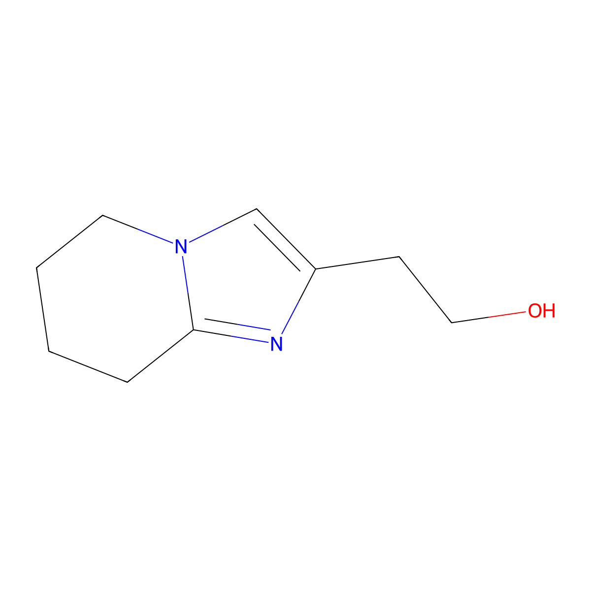 2-{5H,6H,7H,8H-imidazo[1,2-a]pyridin-2-yl}ethan-1-ol molecular structure, CAS 1518881-18-9