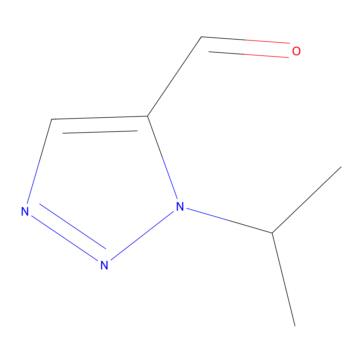 1-(Propan-2-yl)-1H-1,2,3-triazole-5-carbaldehyde molecular structure, CAS 1518995-92-0