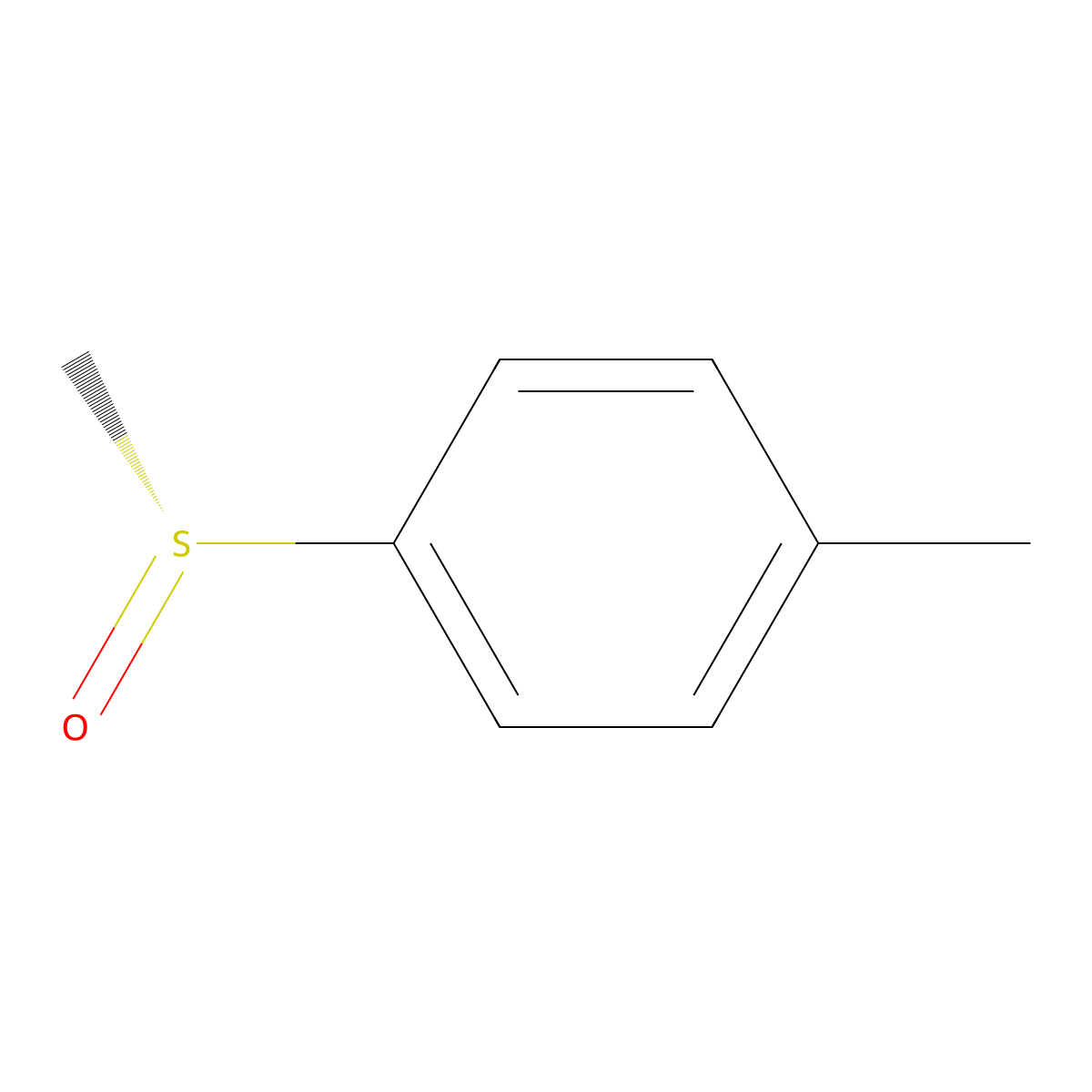 (R)-Methyl p-tolylsulfoxide molecular structure, CAS 1519-39-7