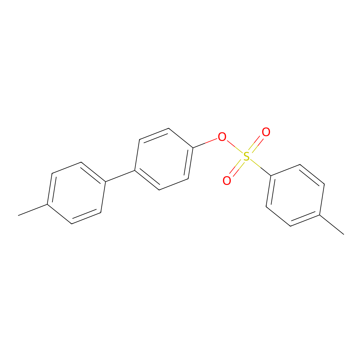 4'-Methyl-[1,1'-biphenyl]-4-yl 4-methylbenzene-1-sulfonate molecular structure, CAS 1519010-76-4