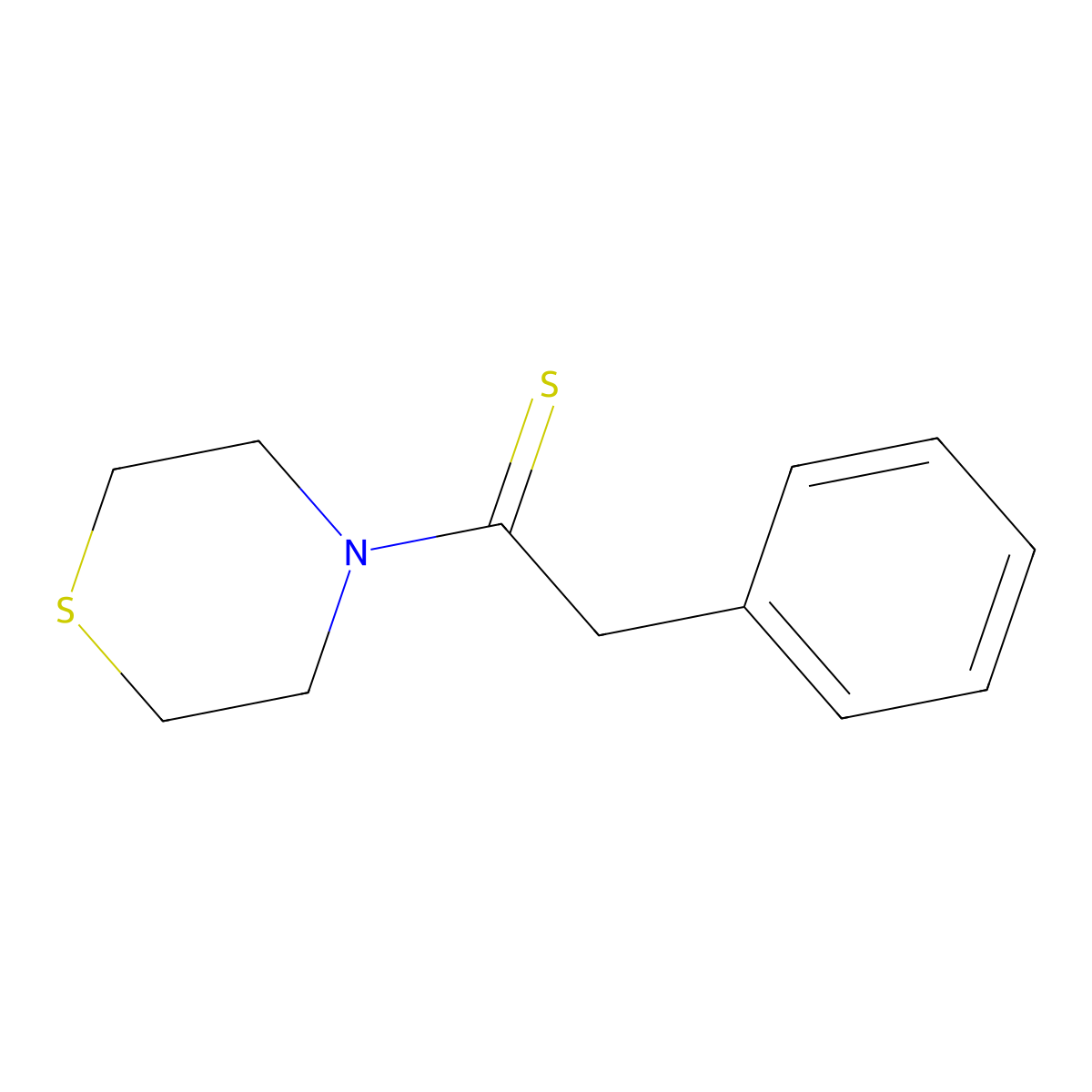 2-Phenyl-1-(thiomorpholin-4-yl)ethane-1-thione molecular structure, CAS 1519064-62-0