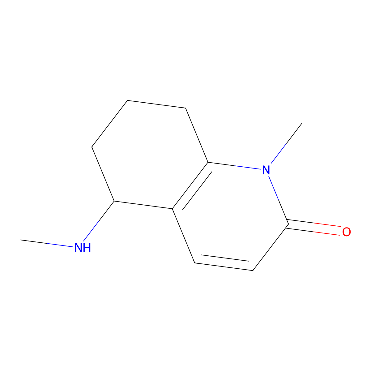 1-Methyl-5-(methylamino)-1,2,5,6,7,8-hexahydroquinolin-2-one molecular structure, CAS 1519255-87-8