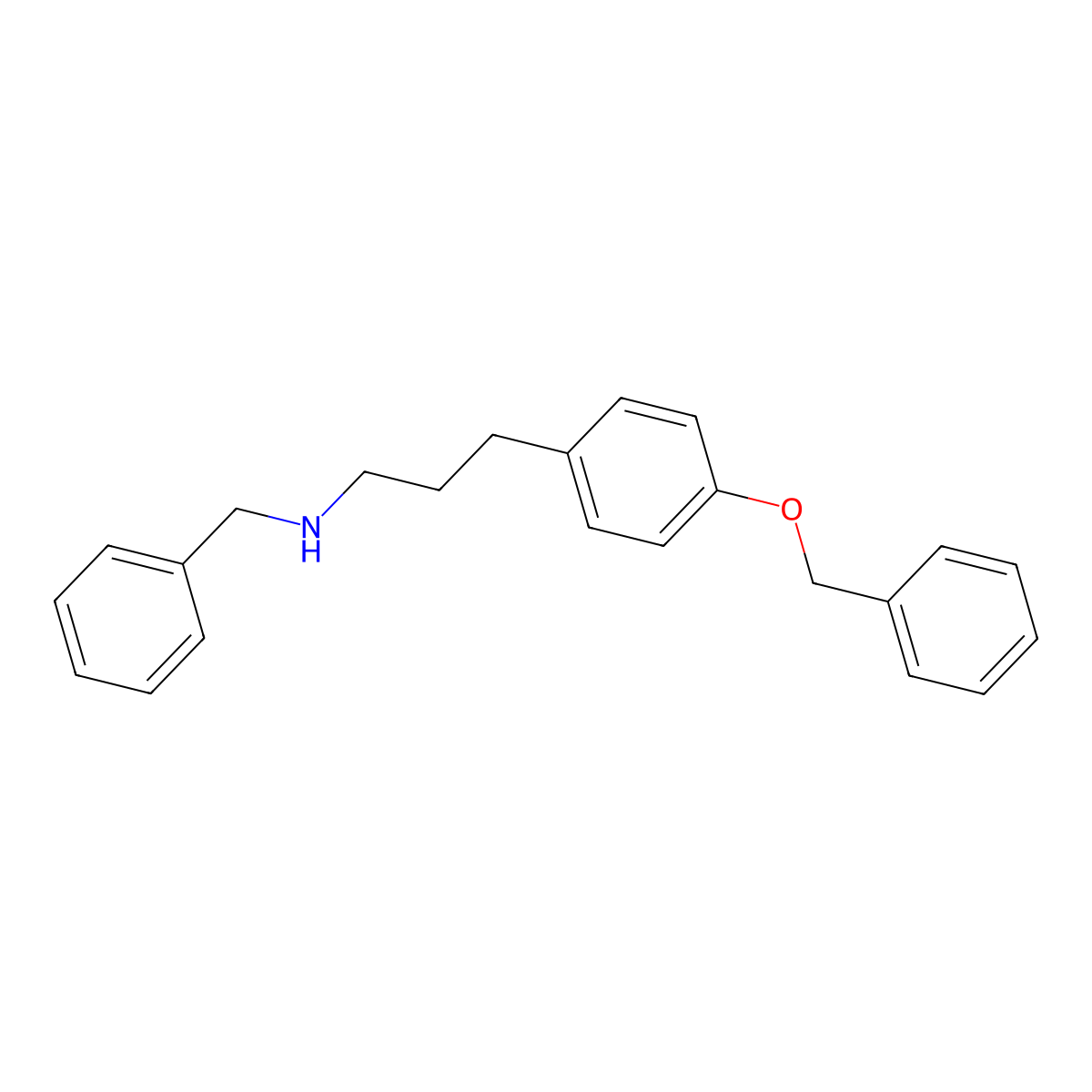N-Benzyl-3-(4-(benzyloxy)phenyl)propan-1-amine molecular structure, CAS 1519261-23-4