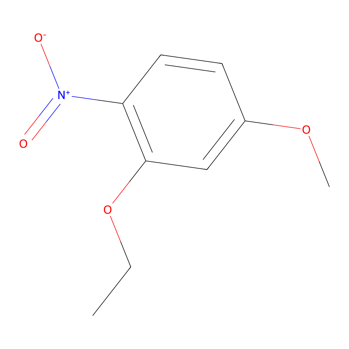 2-Ethoxy-4-methoxy-1-nitrobenzene molecular structure, CAS 151929-97-4