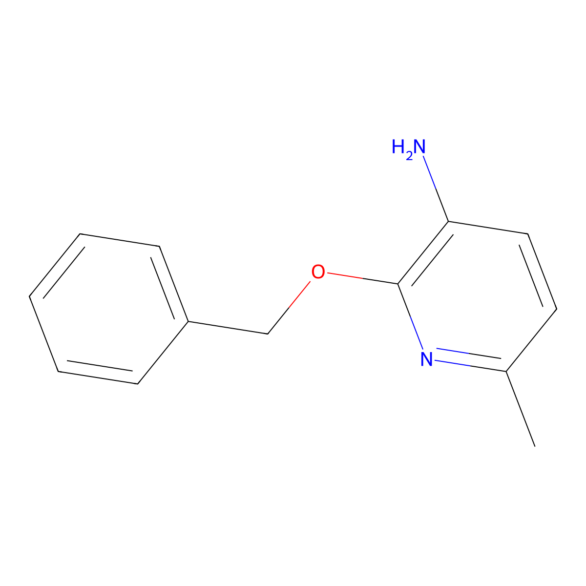 2-(Benzyloxy)-6-methylpyridin-3-amine molecular structure, CAS 1519384-50-9