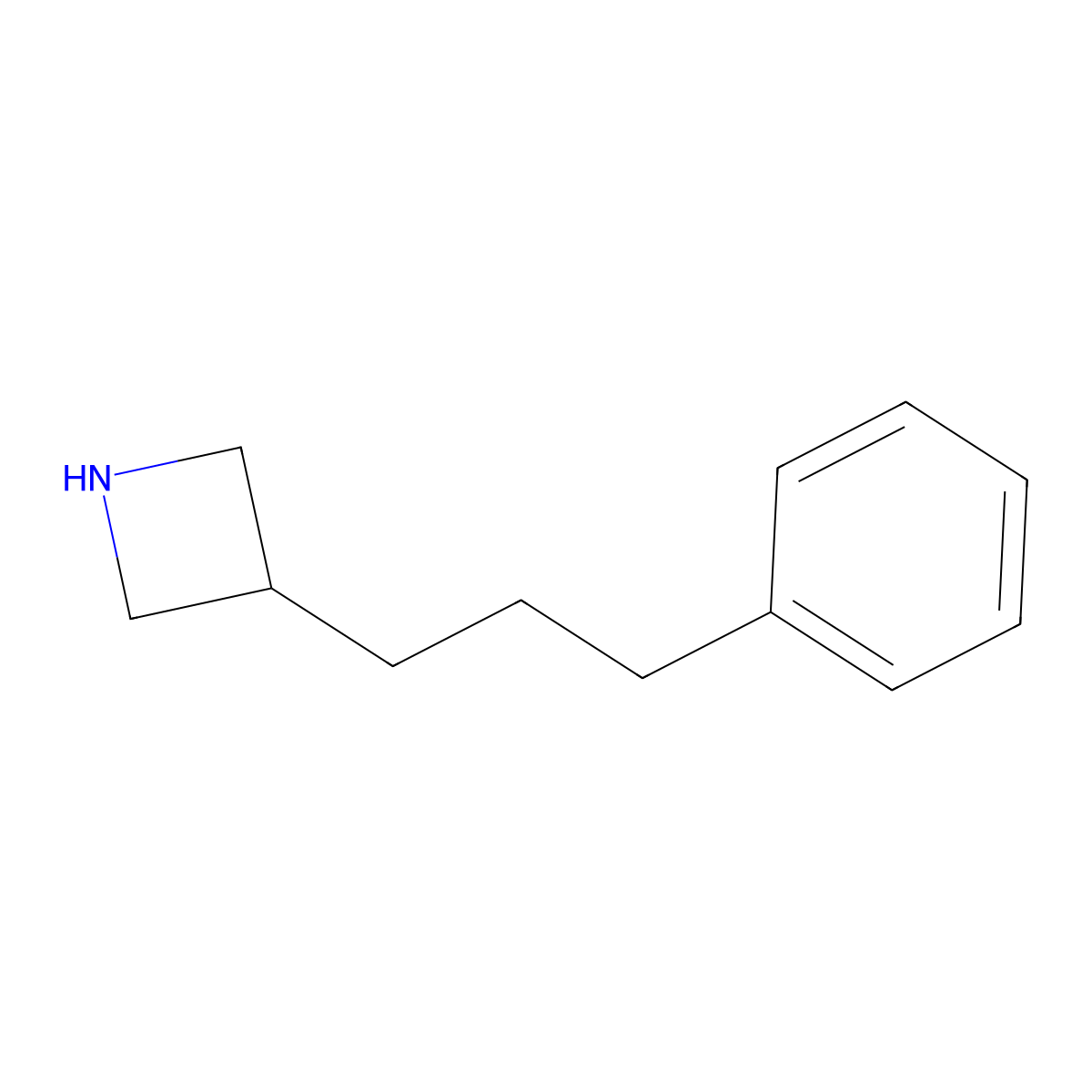 3-(3-Phenylpropyl)azetidine molecular structure, CAS 1519419-93-2
