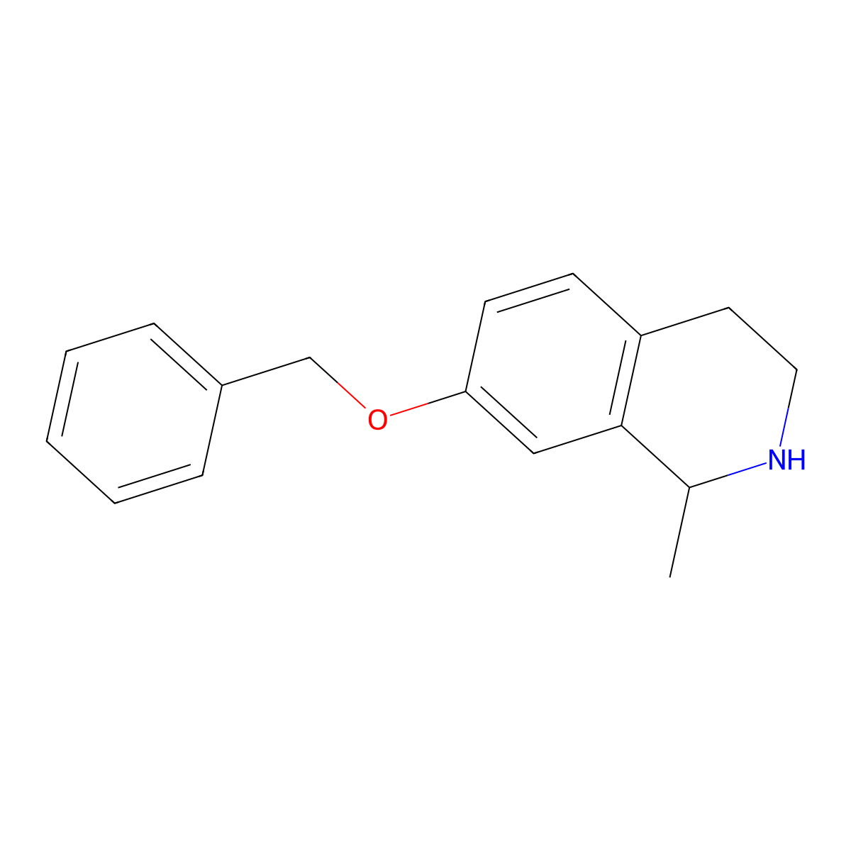 7-(Benzyloxy)-1-methyl-1,2,3,4-tetrahydroisoquinoline molecular structure, CAS 1519448-80-6