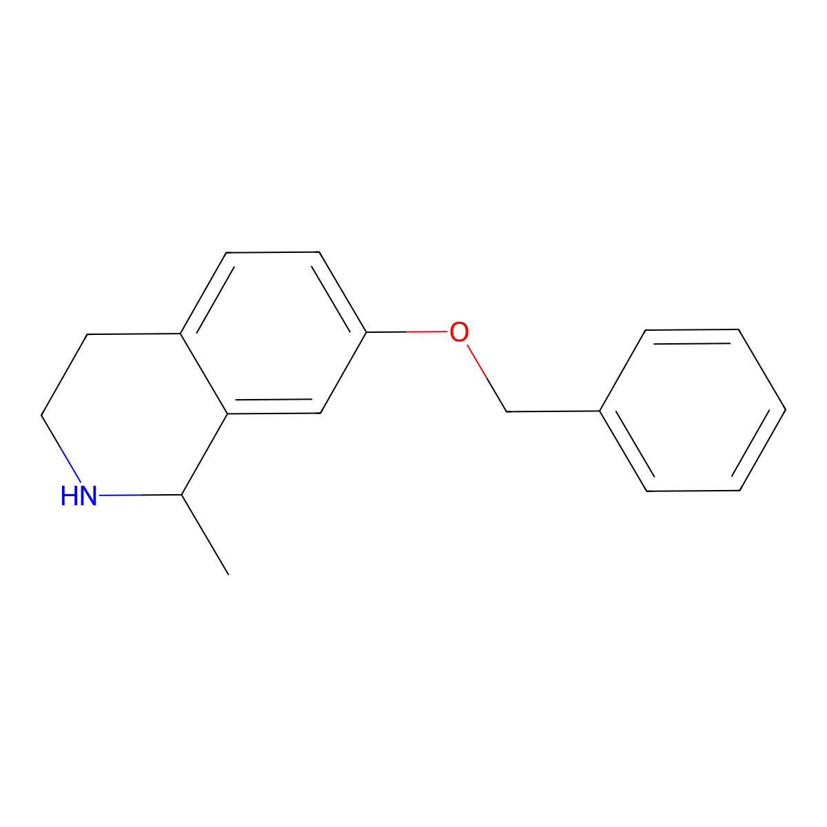 7-(Benzyloxy)-1-methyl-1,2,3,4-tetrahydroisoquinoline molecular structure, CAS 1519448-80-6