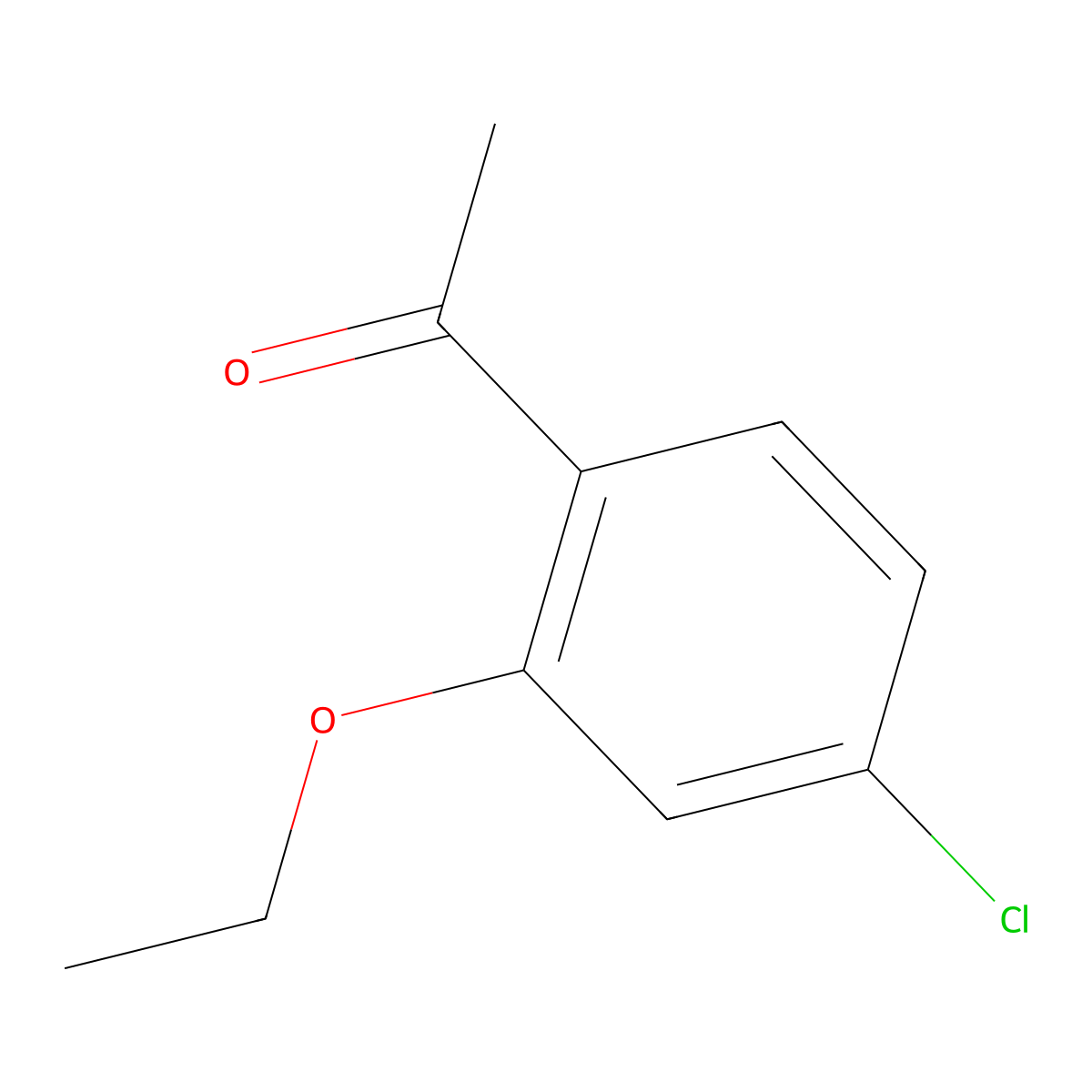 1-(4-Chloro-2-ethoxyphenyl)ethanone molecular structure, CAS 151945-85-6