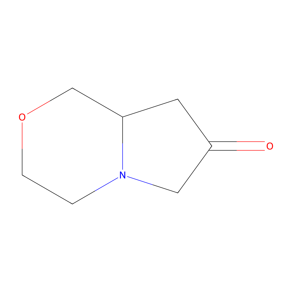 Hexahydro-1H-pyrrolo[2,1-c]morpholin-7-one molecular structure, CAS 1519453-56-5