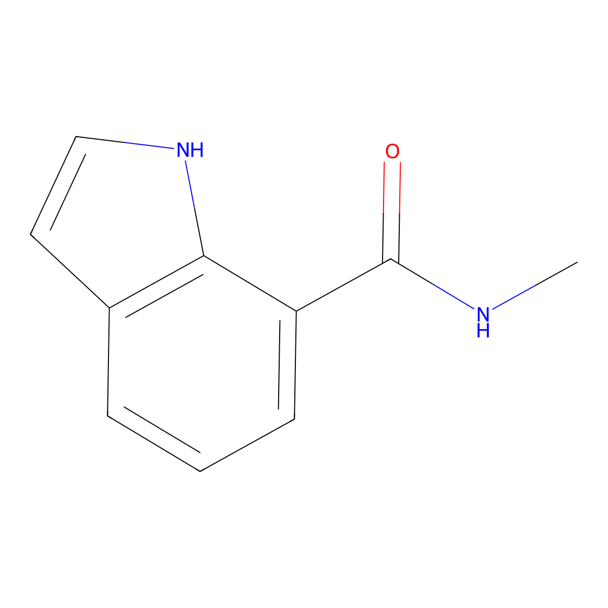 N-methyl-1H-indole-7-carboxamide molecular structure, CAS 1519477-17-8