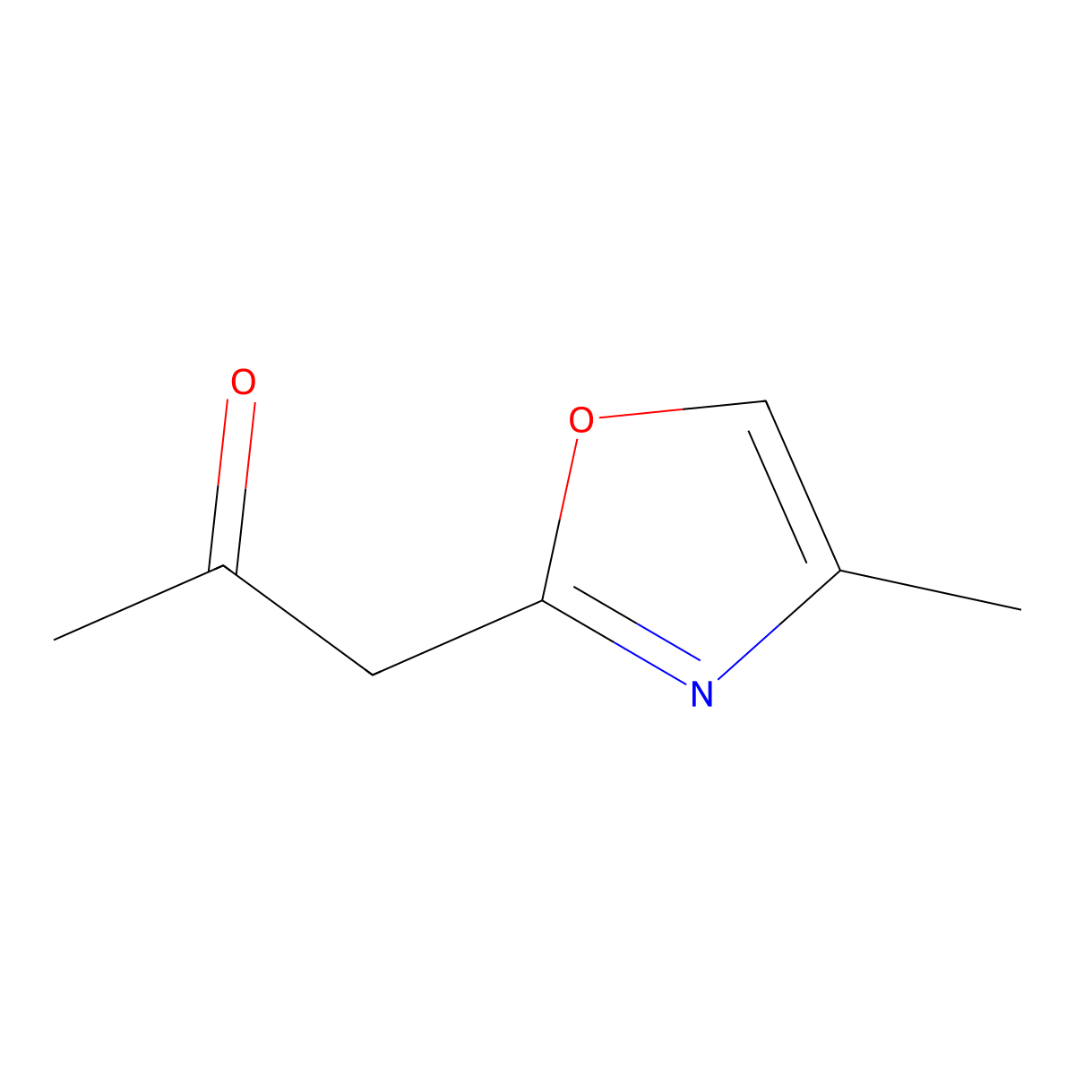 1-(4-Methyloxazol-2-YL)propan-2-one molecular structure, CAS 1519613-39-8