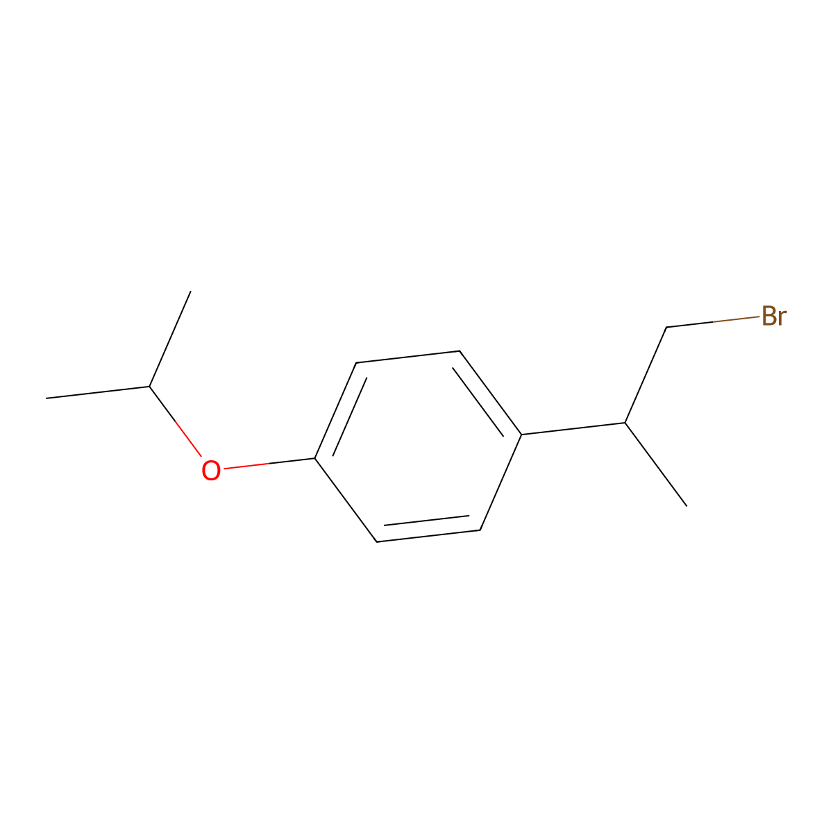1-(1-Bromopropan-2-yl)-4-isopropoxybenzene molecular structure, CAS 1519627-62-3