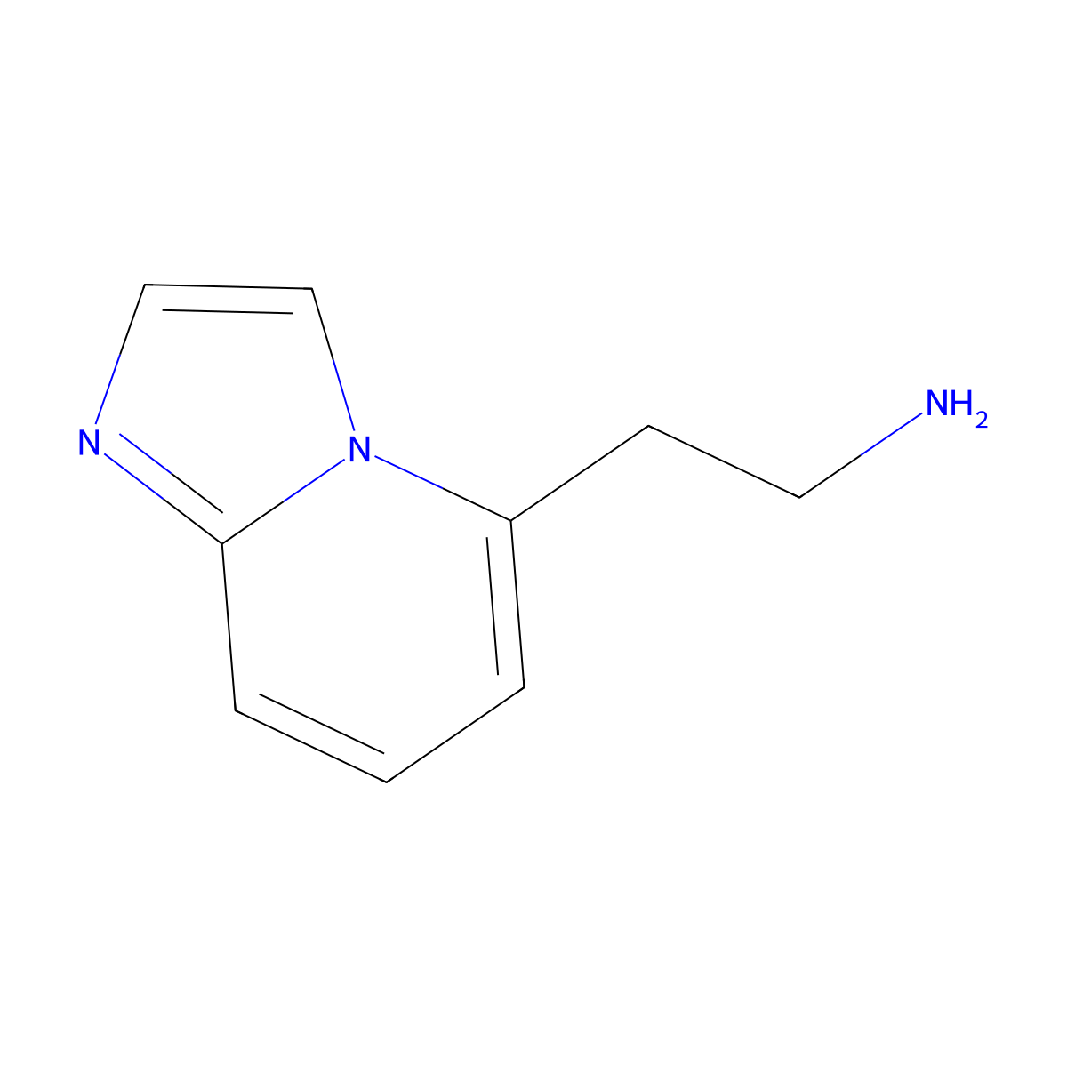 2-{Imidazo[1,2-a]pyridin-5-yl}ethan-1-amine molecular structure, CAS 1519707-93-7
