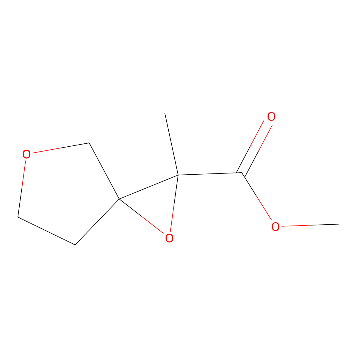 Methyl 2-methyl-1,5-dioxaspiro[2.4]heptane-2-carboxylate molecular structure, CAS 1519810-63-9