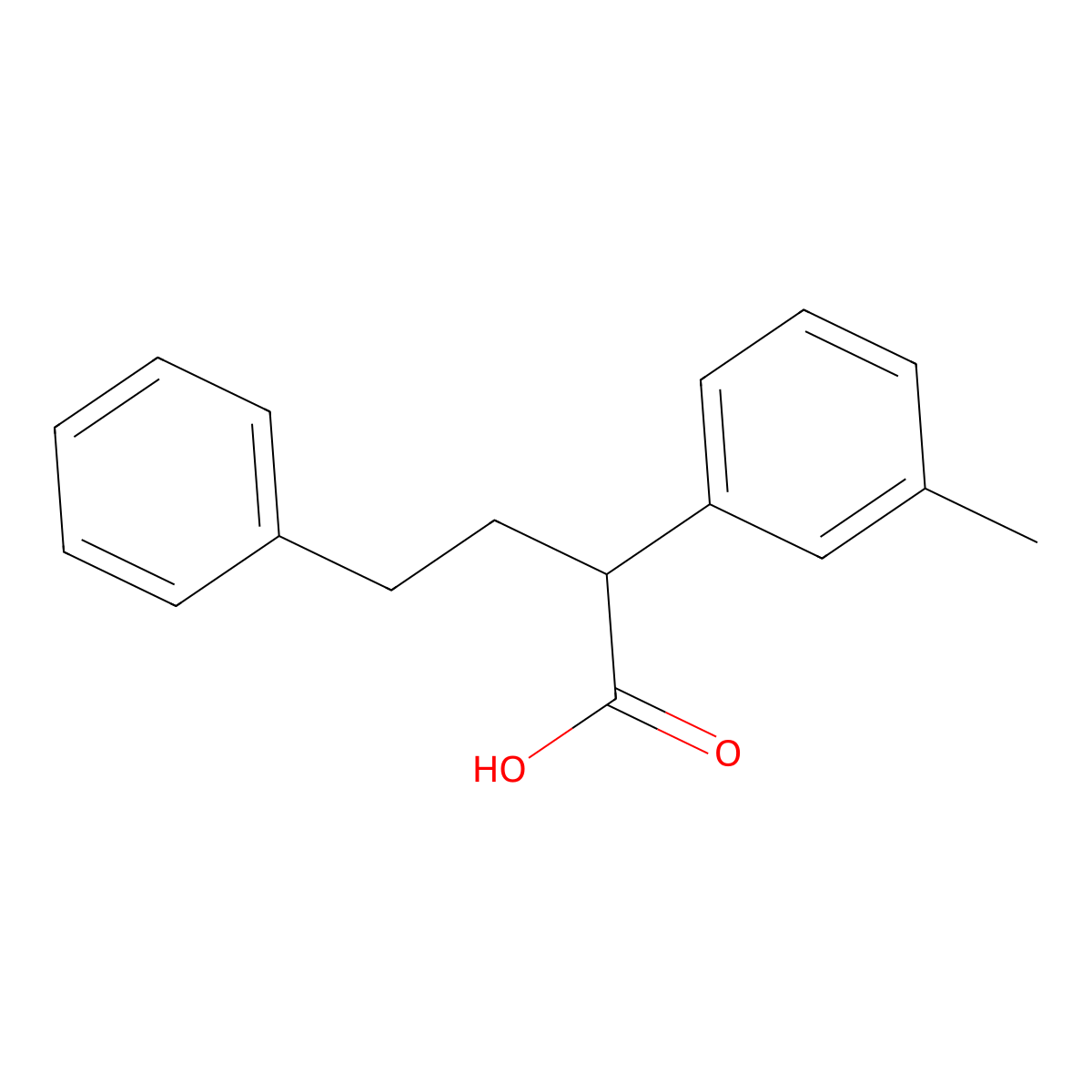 2-(3-Methylphenyl)-4-phenylbutanoic acid molecular structure, CAS 1519816-32-0