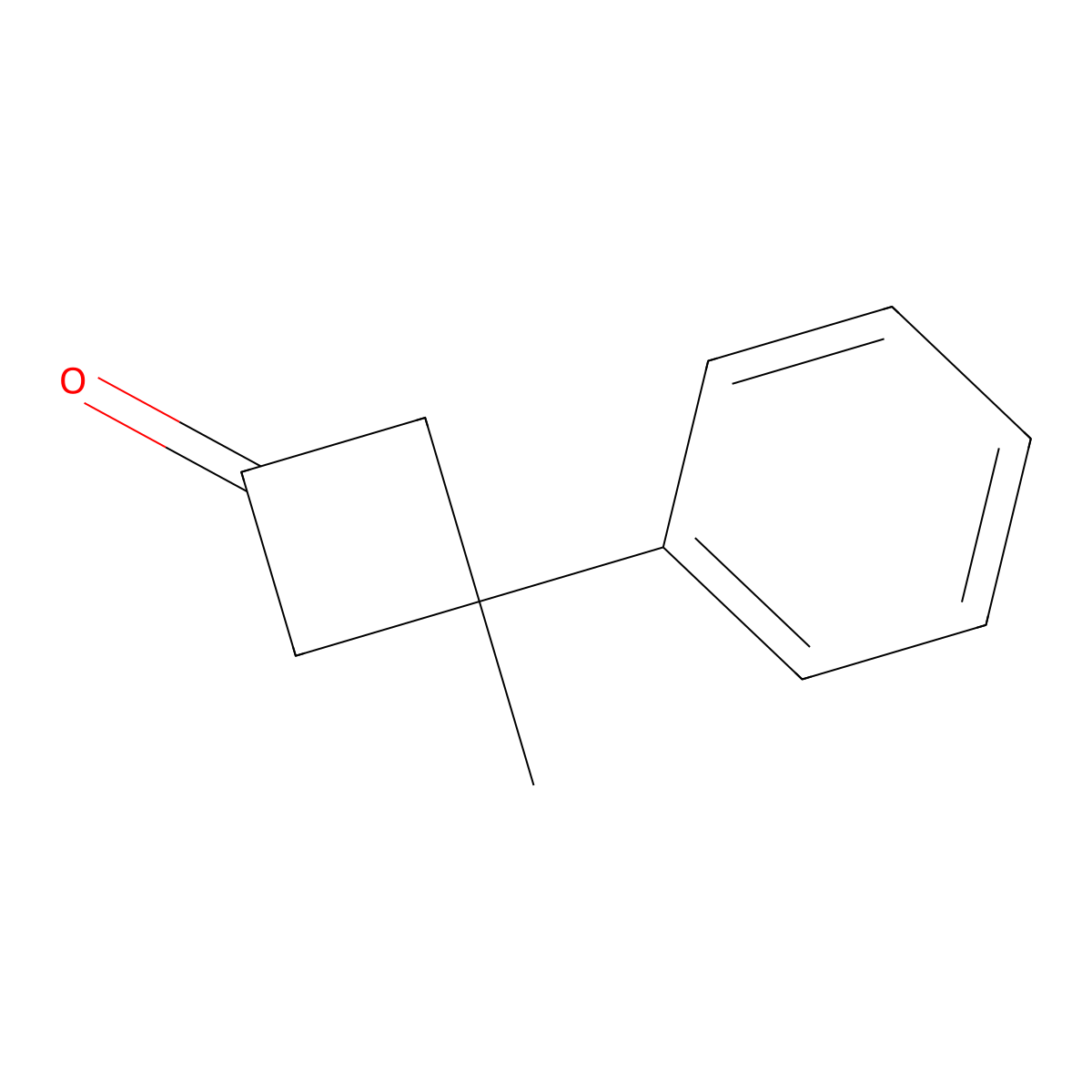 3-Methyl-3-phenylcyclobutan-1-one molecular structure, CAS 151990-53-3