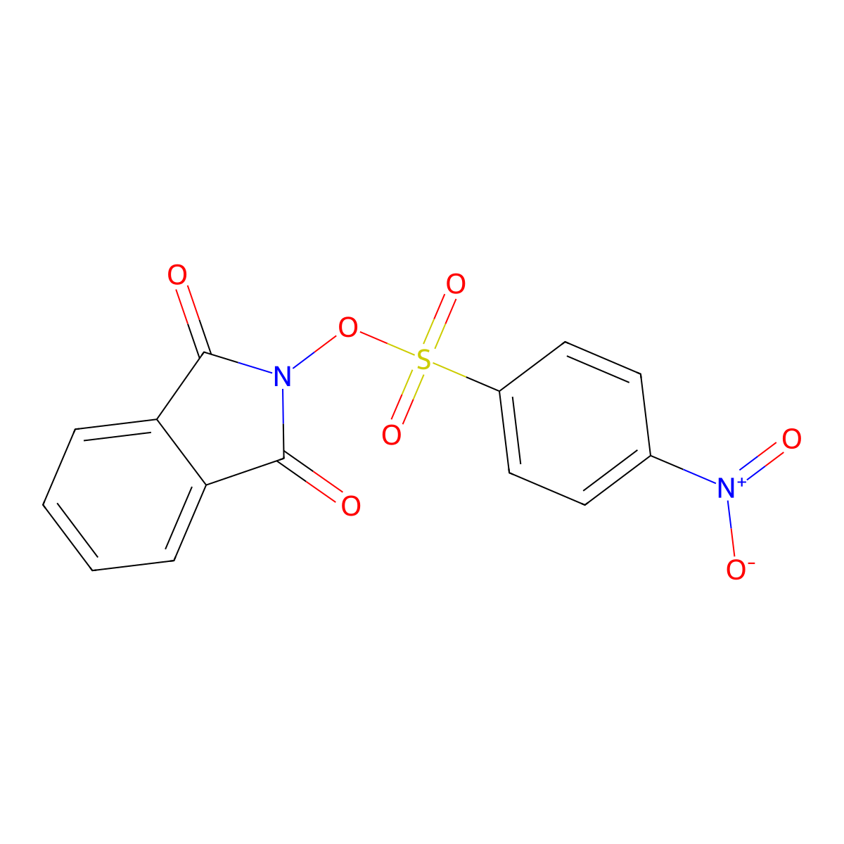 1,3-Dioxoisoindolin-2-yl 4-nitrobenzenesulfonate molecular structure, CAS 151993-75-8