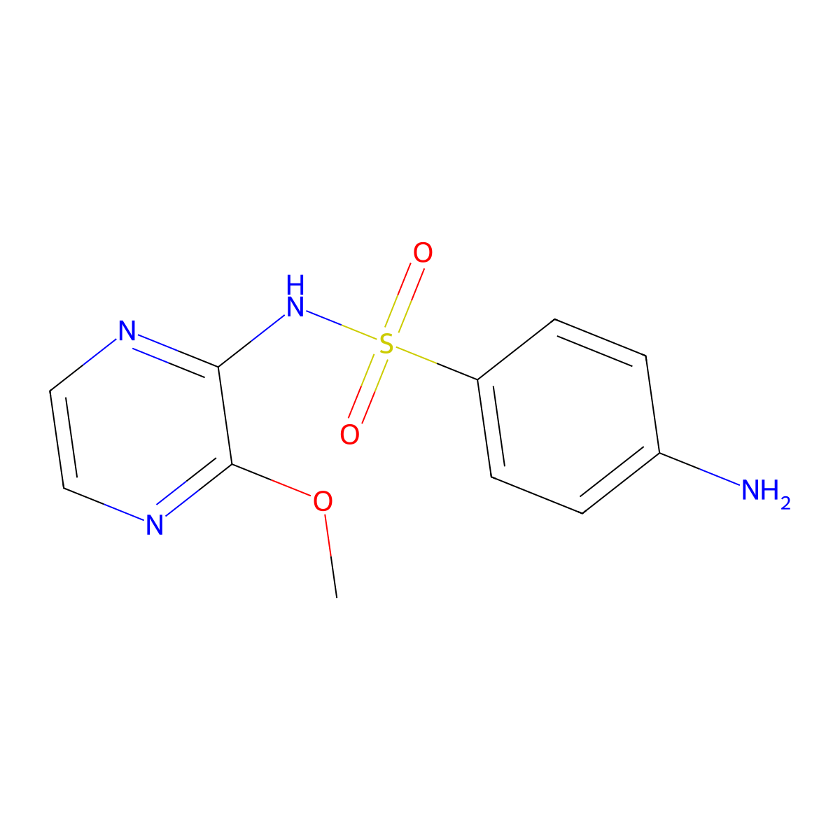 Sulfalene molecular structure, CAS 152-47-6