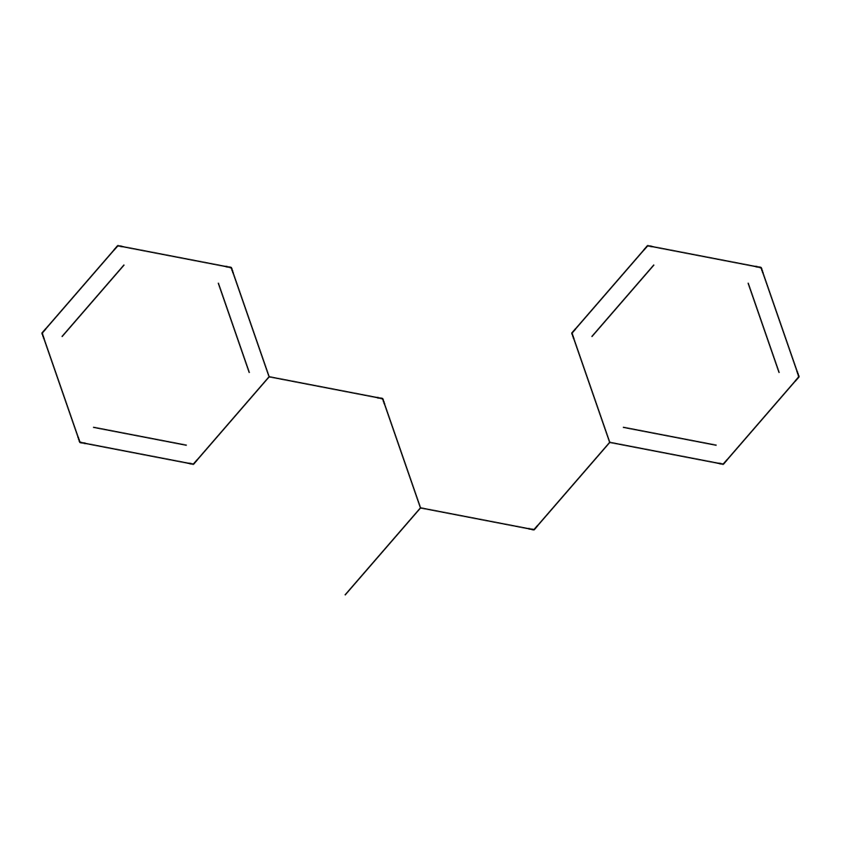 1,3-Diphenyl-2-methylpropane molecular structure, CAS 1520-46-3