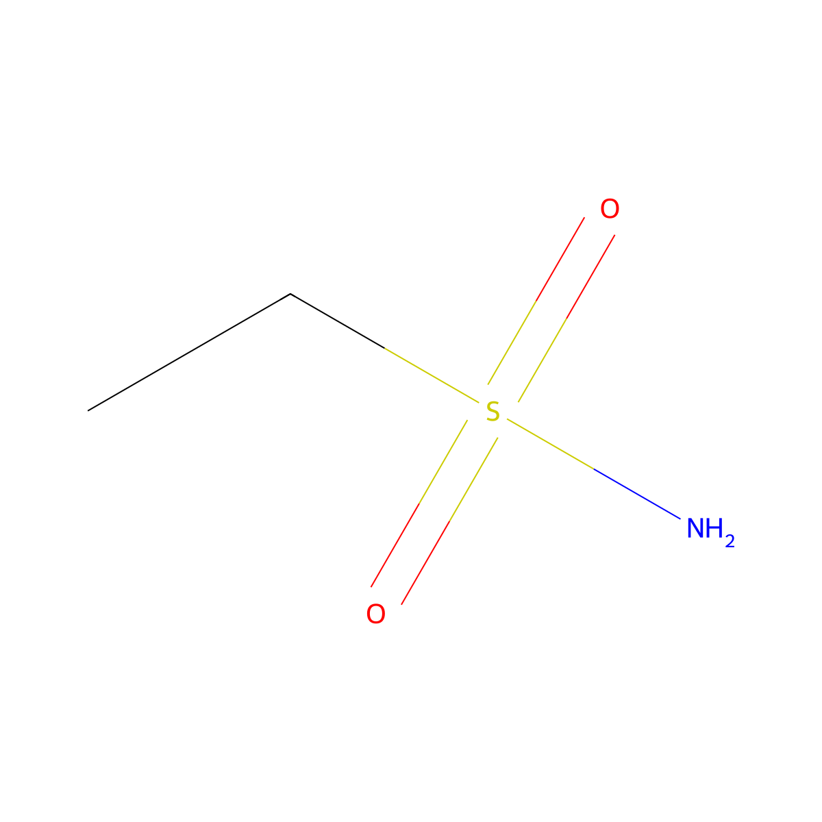 Ethanesulfonamide molecular structure, CAS 1520-70-3