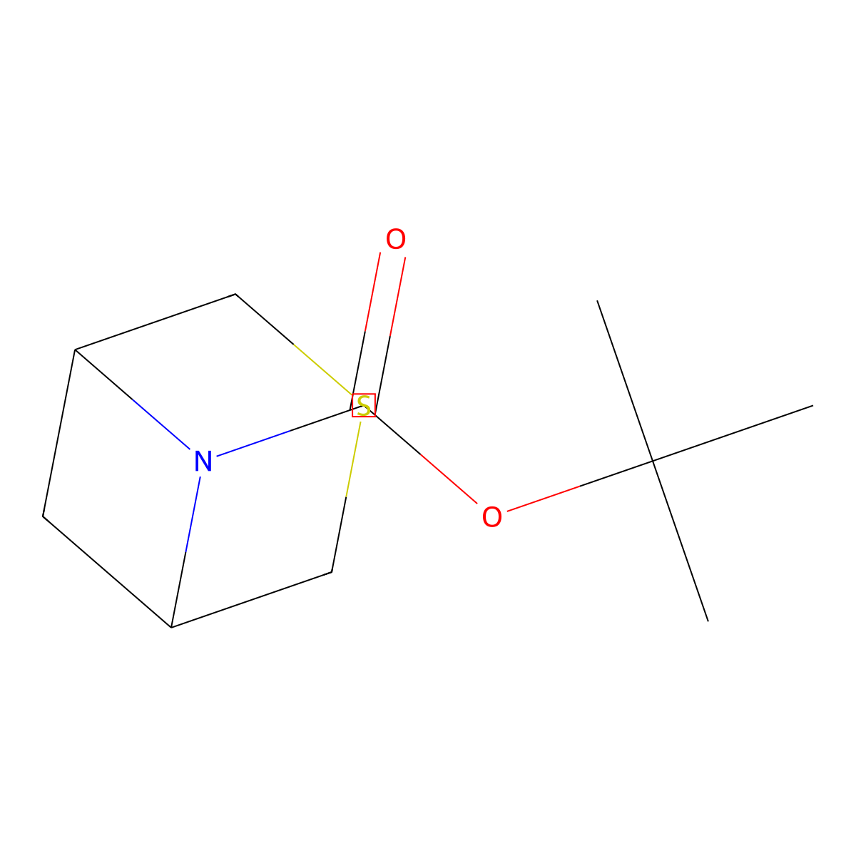 tert-Butyl 3-thia-6-azabicyclo[3.1.1]heptane-6-carboxylate molecular structure, CAS 1520084-10-9