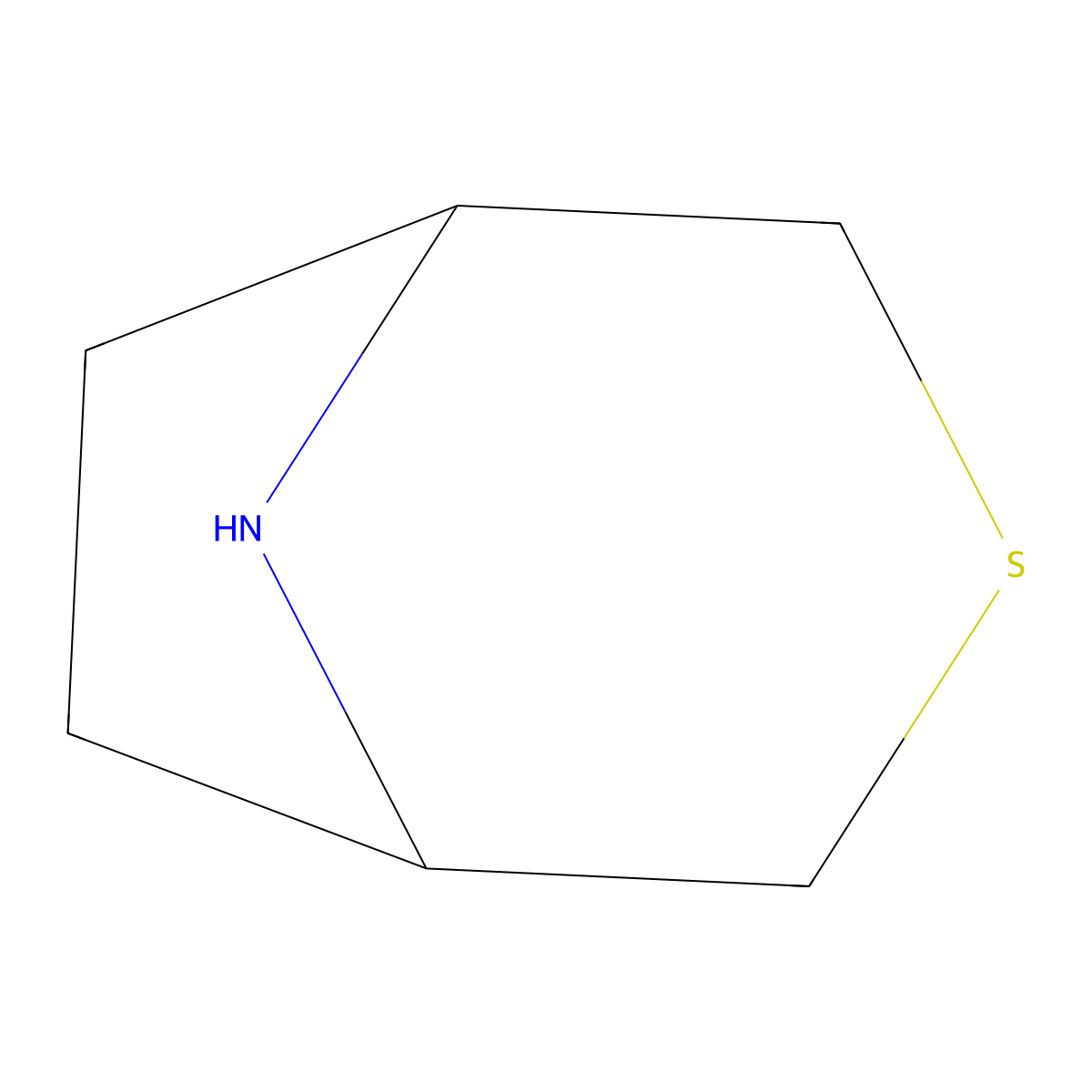 3-Thia-8-azabicyclo[3.2.1]octane molecular structure, CAS 1520084-35-8