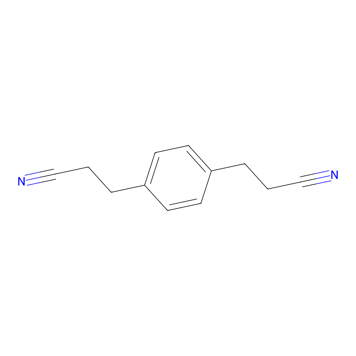 3-[4-(2-Cyanoethyl)phenyl]propanenitrile molecular structure, CAS 15201-41-9