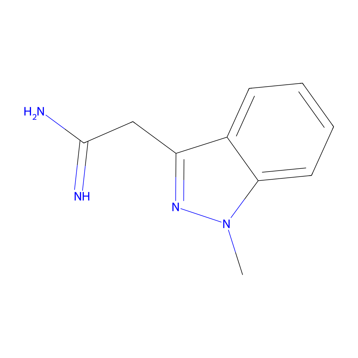 2-(1-Methyl-1h-indazol-3-yl)ethanimidamide molecular structure, CAS 1520130-14-6