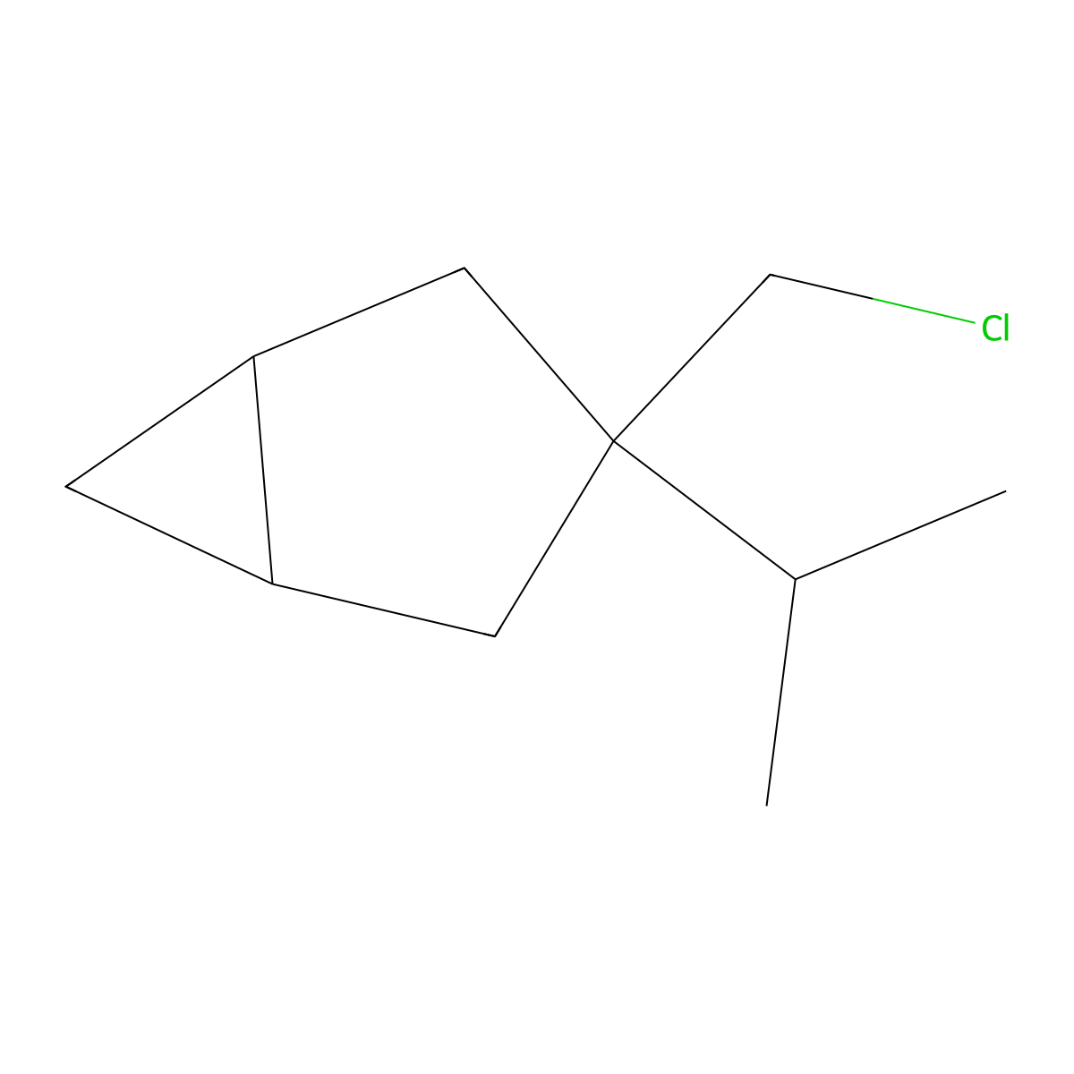 3-(Chloromethyl)-3-(propan-2-YL)bicyclo[3.1.0]hexane molecular structure, CAS 1520300-30-4
