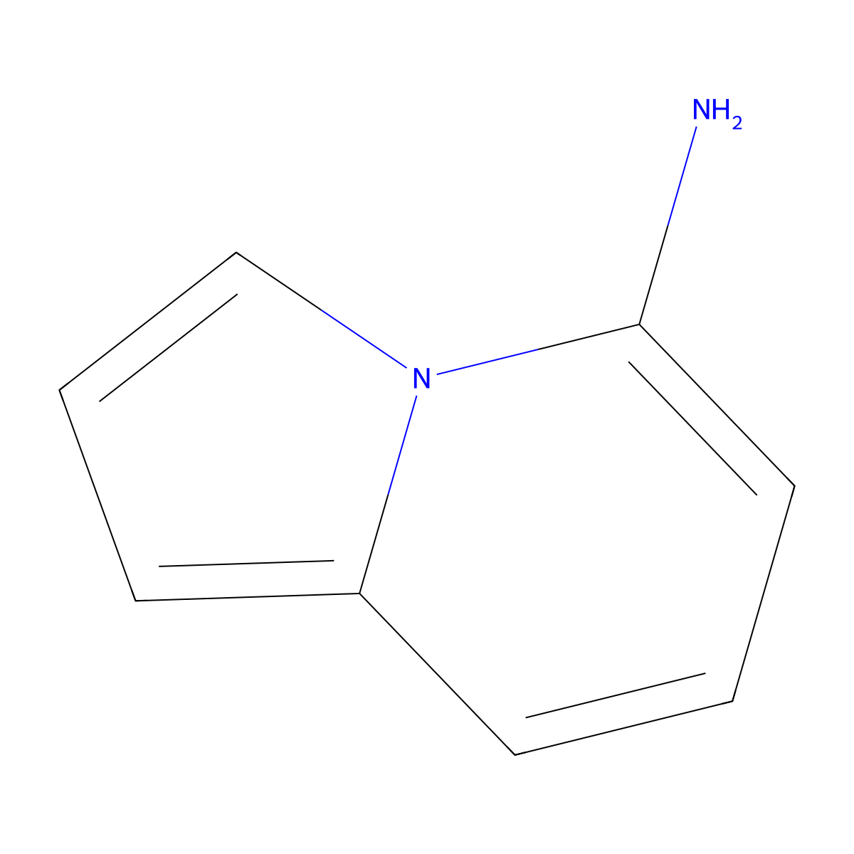 Indolizin-5-amine molecular structure, CAS 1520397-23-2