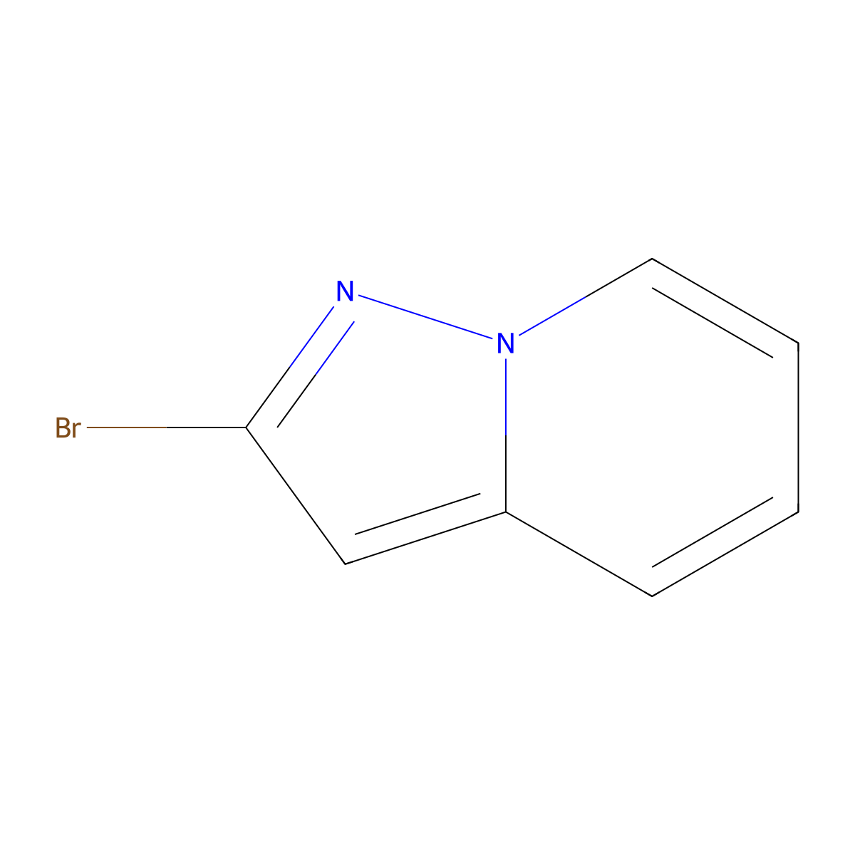 2-Bromopyrazolo[1,5-a]pyridine molecular structure, CAS 1520497-11-3