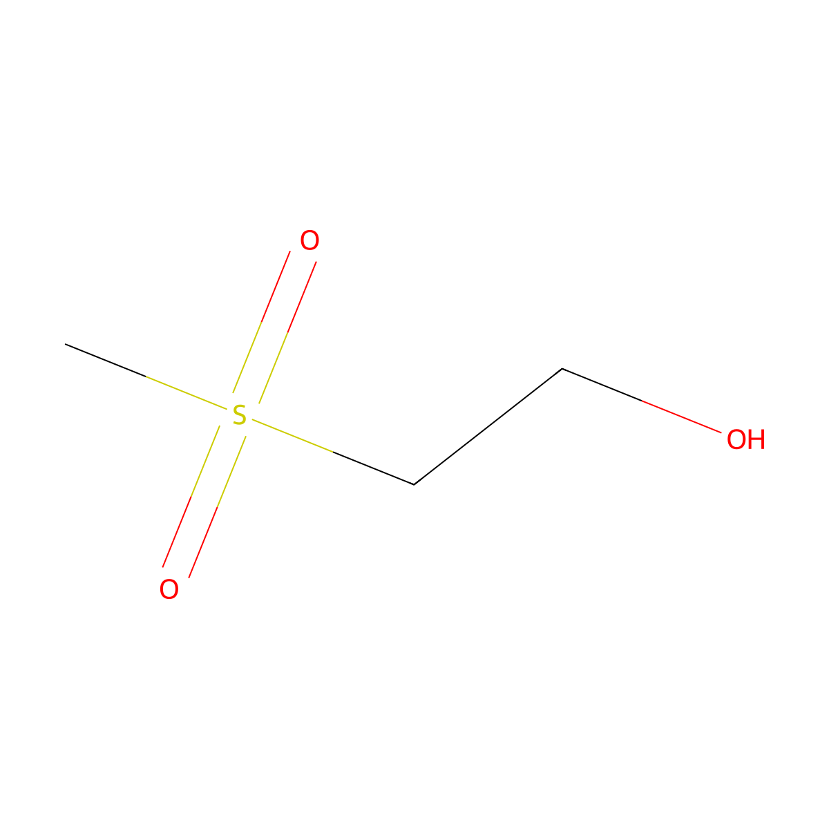 2-(Methylsulfonyl)ethanol molecular structure, CAS 15205-66-0