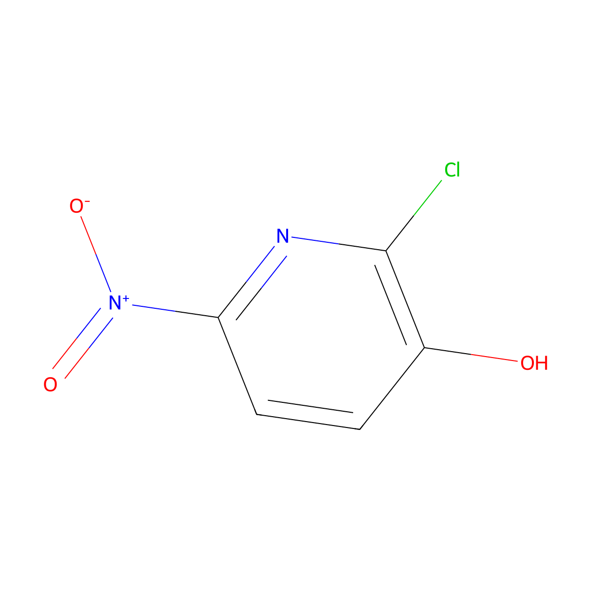 2-Chloro-6-nitropyridin-3-ol molecular structure, CAS 15206-27-6