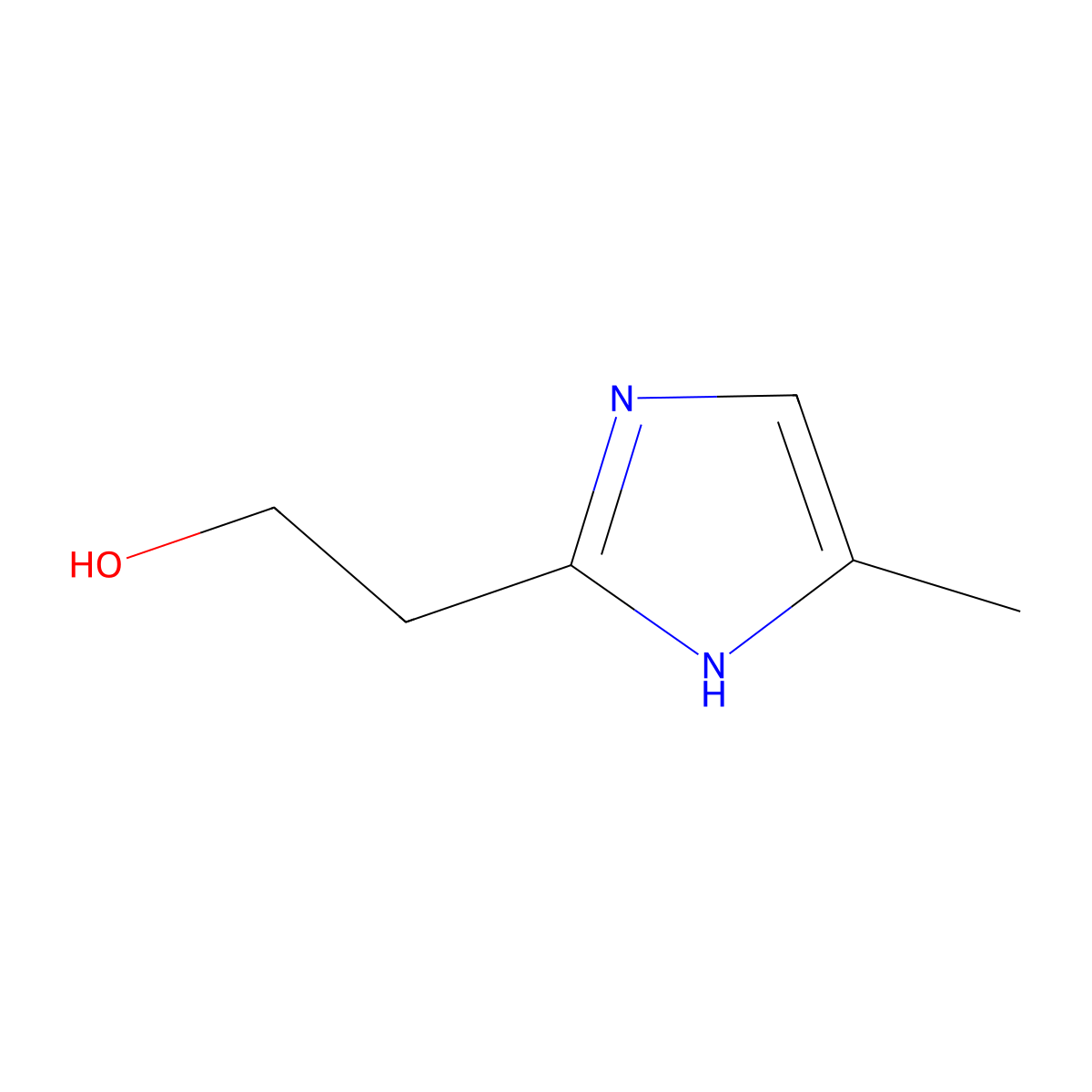 2-(4-methyl-1H-imidazol-2-yl)ethan-1-ol molecular structure, CAS 1520643-48-4