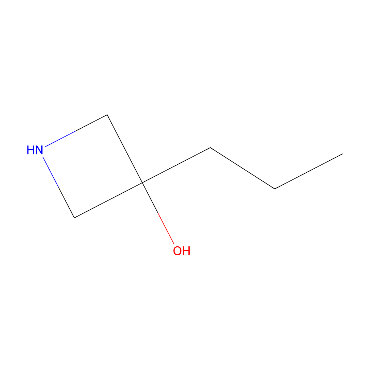 3-Propylazetidin-3-ol molecular structure, CAS 1520745-03-2
