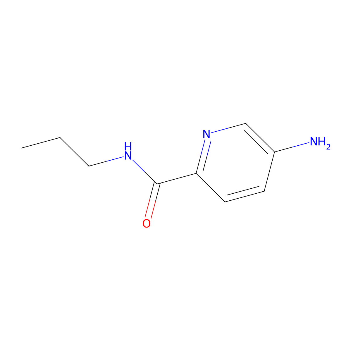 5-Amino-N-propylpyridine-2-carboxamide molecular structure, CAS 1520807-66-2