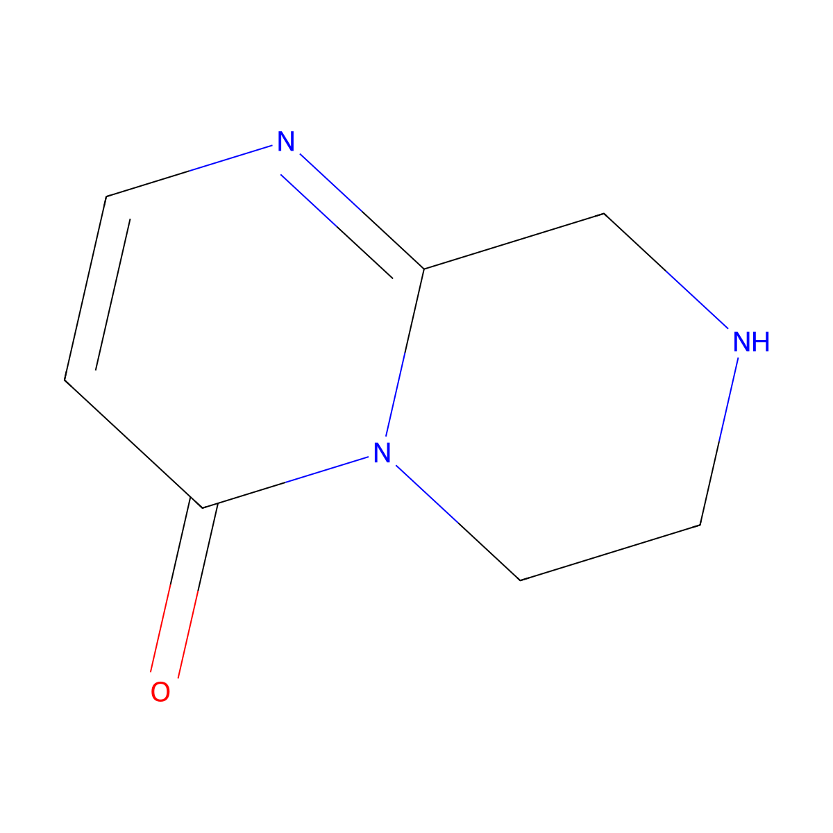 6,7,8,9-Tetrahydro-4H-pyrazino[1,2-a]pyrimidin-4-one molecular structure, CAS 1520936-65-5