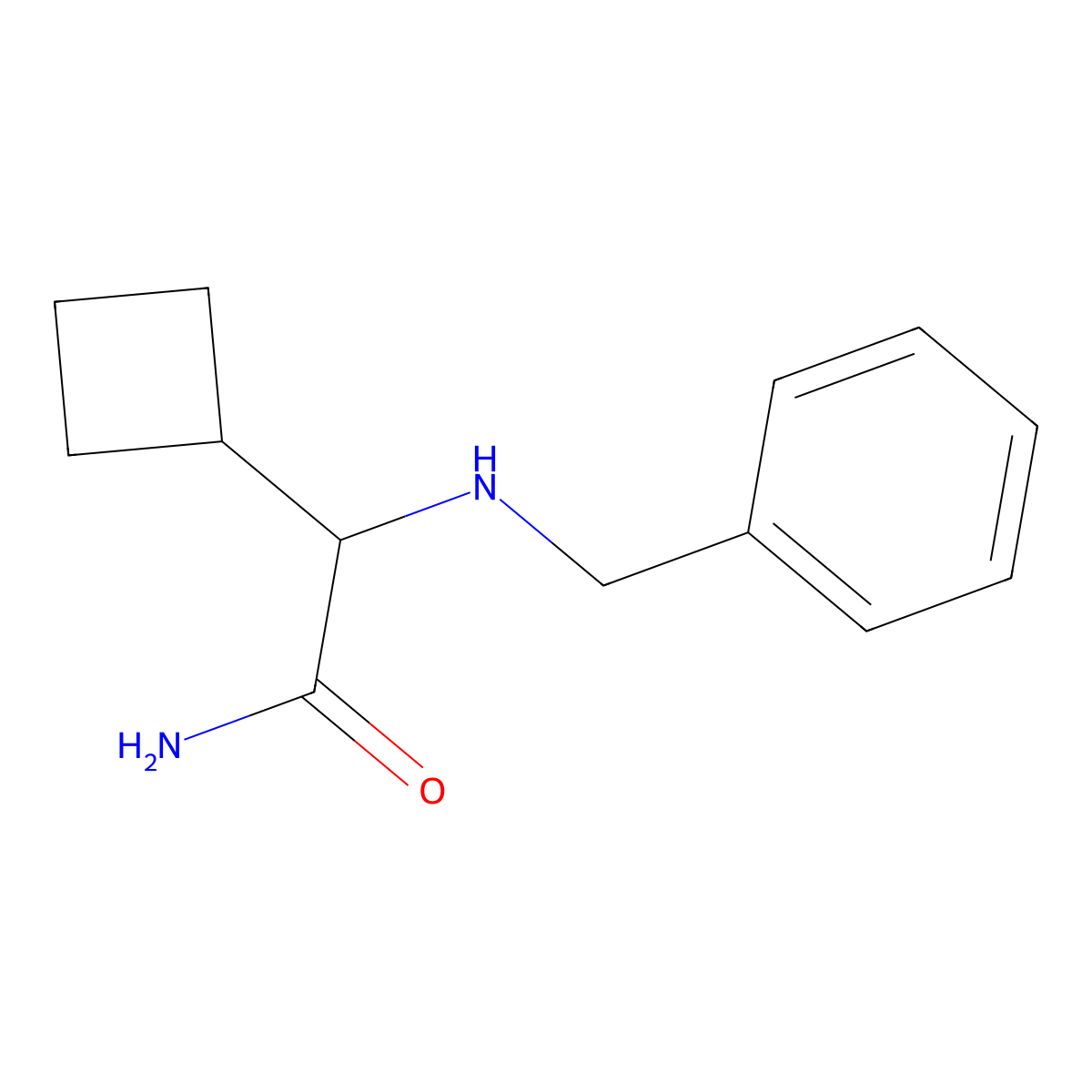 2-(Benzylamino)-2-cyclobutylacetamide molecular structure, CAS 1520983-18-9