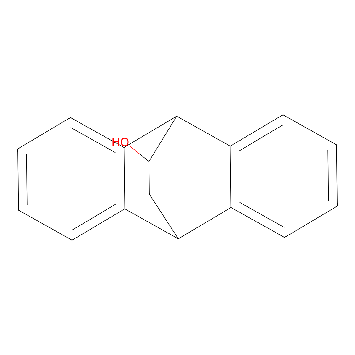 9,10-Dihydro-9,10-ethanoanthracen-11-ol molecular structure, CAS 1521-59-1