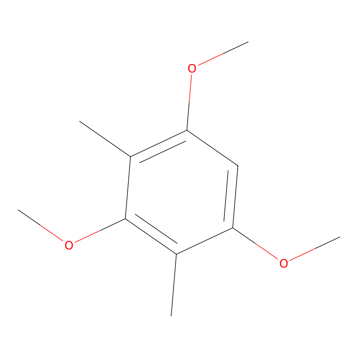 1,3,5-Trimethoxy-2,4-dimethyl-benzene molecular structure, CAS 1521-61-5