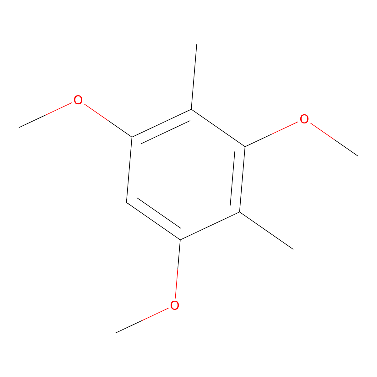 1,3,5-Trimethoxy-2,4-dimethyl-benzene molecular structure, CAS 1521-61-5