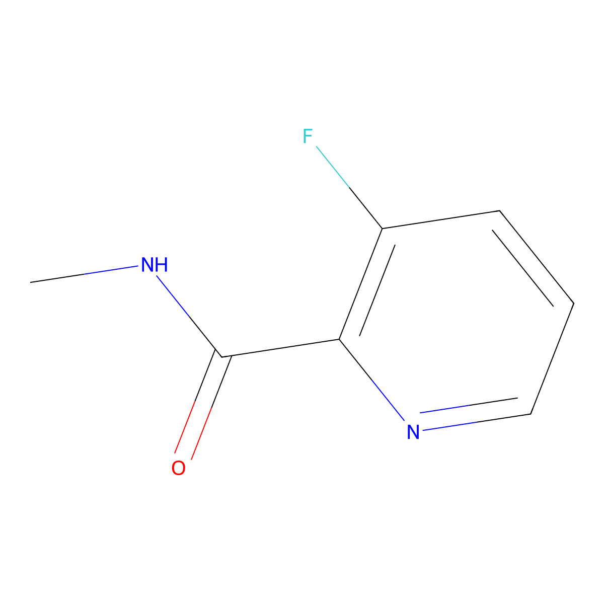 3-Fluoro-N-methylpicolinamide molecular structure, CAS 1521047-81-3