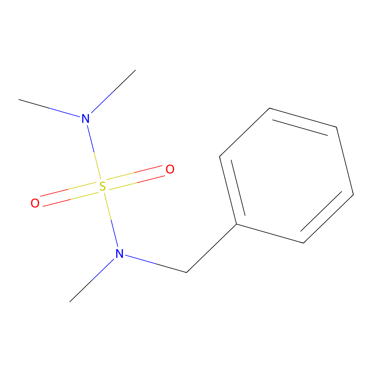 [(Dimethylamino)sulfonyl]methylbenzylamine molecular structure, CAS 15211-25-3