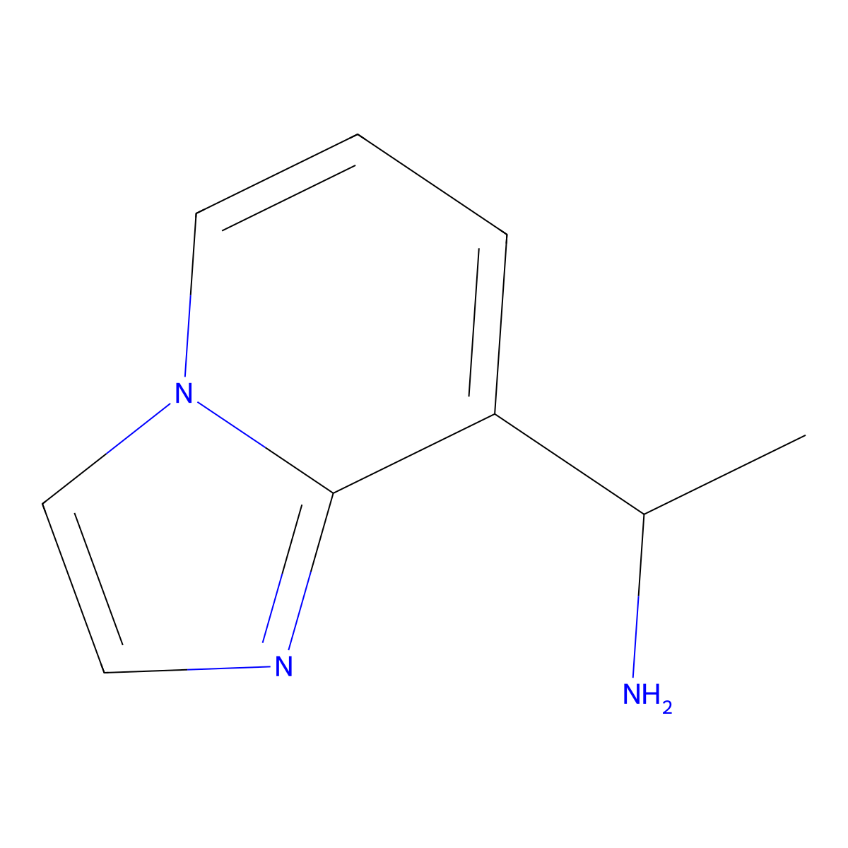 1-Imidazo[1,2-a]pyridin-8-ylethanamine molecular structure, CAS 1521102-96-4
